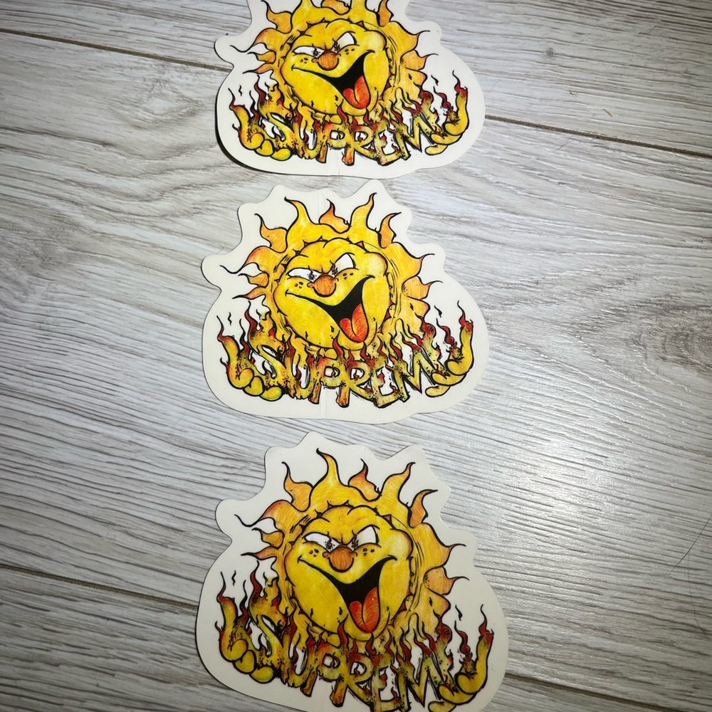 Supreme Sun Sticker